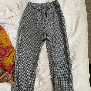 Brandy Melville Navy/White Gingham Pants